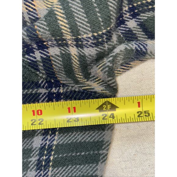 Woolrich Men’s Plaid Outdoors Woodsy 100% Cotton Green Navy Sz XXL - Picture 5 of 9